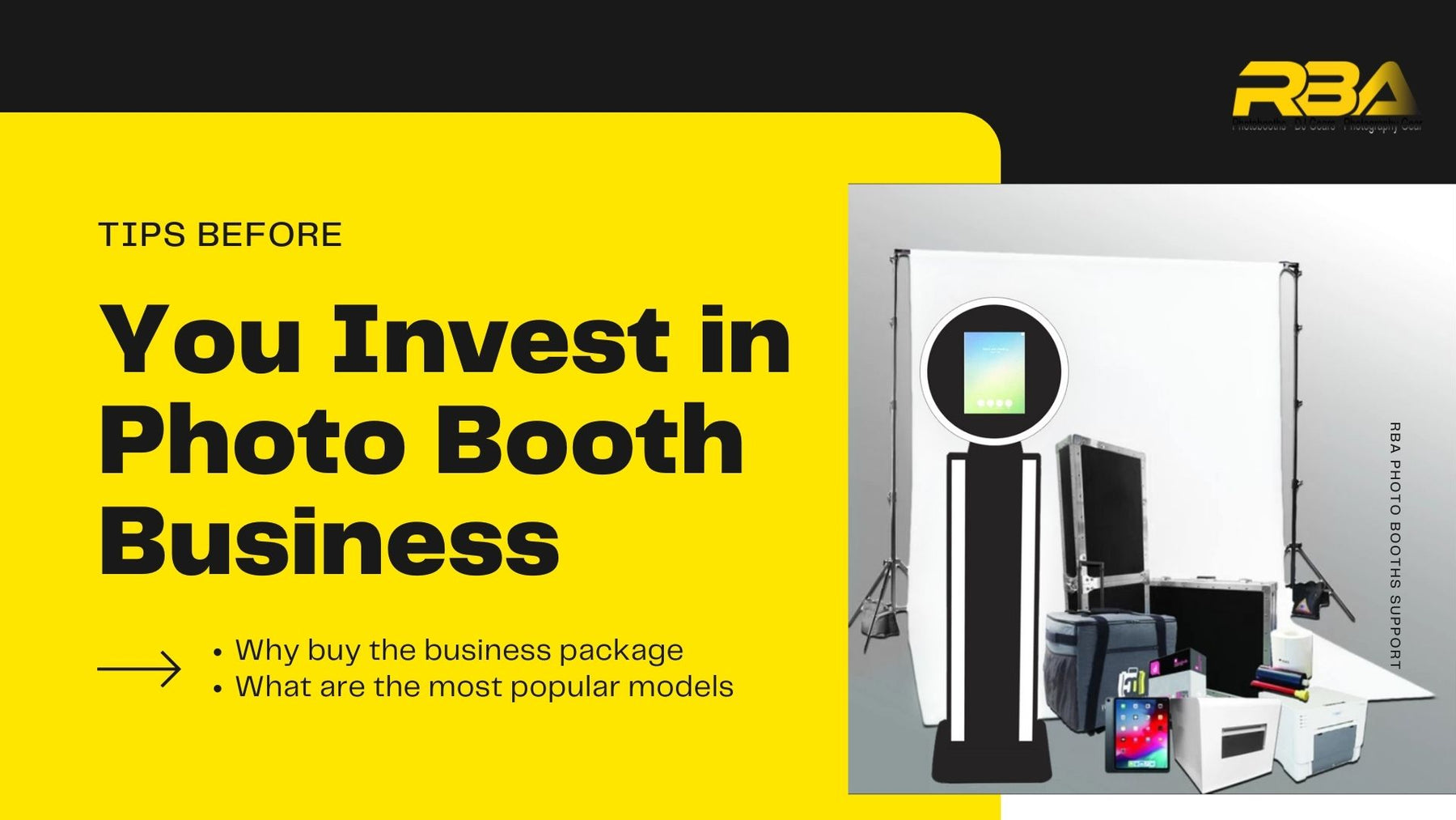 Tips Before You Invest In Photobooth Business