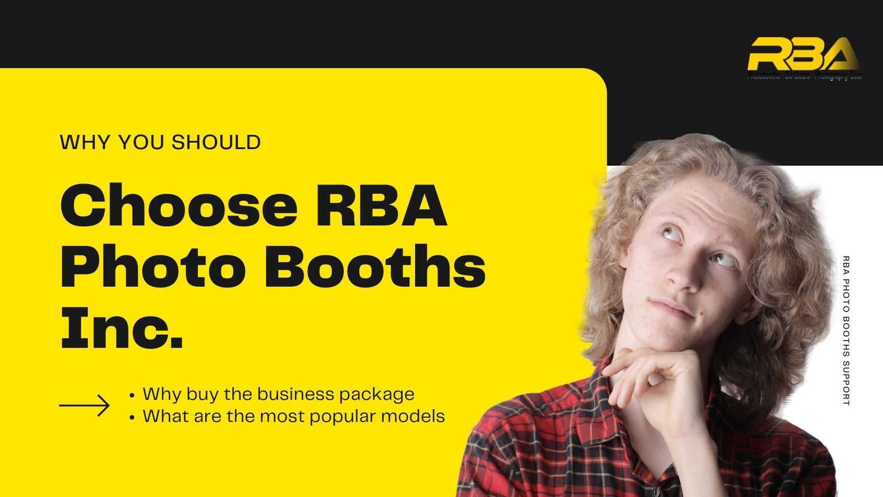 Why Choose RBA Photobooths