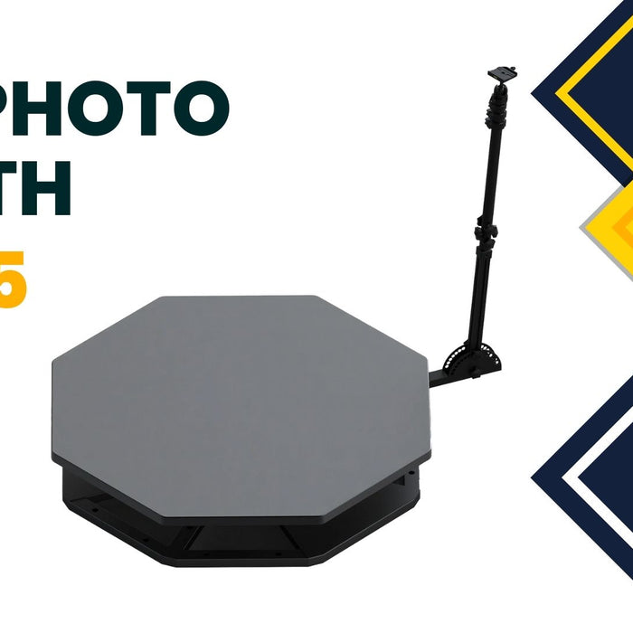 OM-5 OCTAGON 360 PHOTO BOOTH DELUXE PACKAGE (MANUAL SPIN)