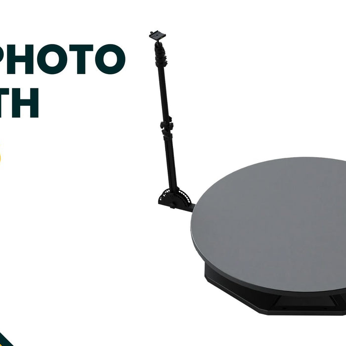RA-6 Round 360 Photo Booth Deluxe Package (Automatic Spin)