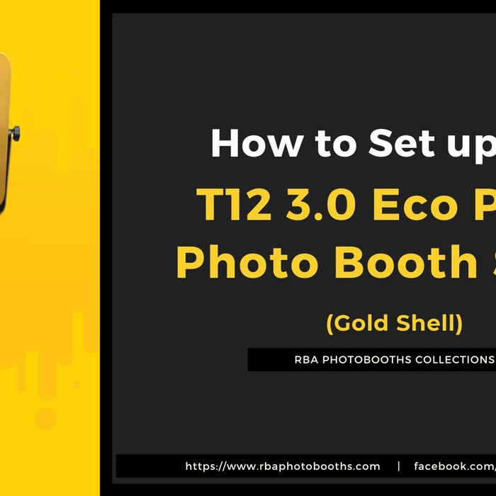 How to Setup or Assemble the T12 3.0 Eco Pro 3 Photo Booth Shell