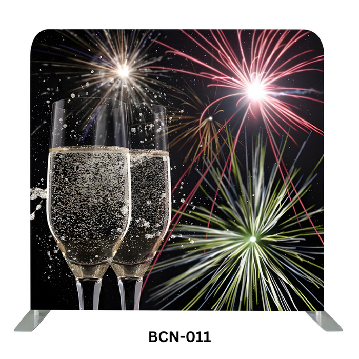 Customizable Photo Booth Backdrop – Choose Your Design, Sides & Frame Options
