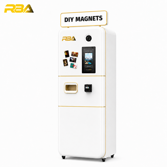 RBA F Series DIY Fridge Magnet Photo Booth – Self-Service Magnet Printing Kiosk