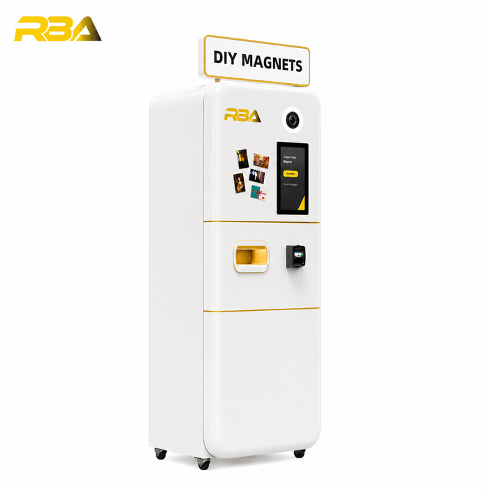 RBA F Series DIY Fridge Magnet Photo Booth – Self-Service Magnet Printing Kiosk