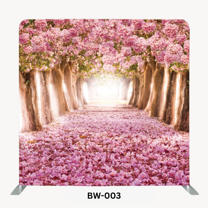 Customizable Photo Booth Backdrop – Choose Your Design, Sides & Frame Options
