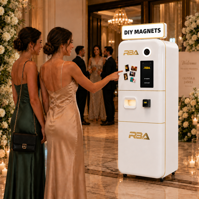 RBA F Series DIY Fridge Magnet Photo Booth – Self-Service Magnet Printing Kiosk