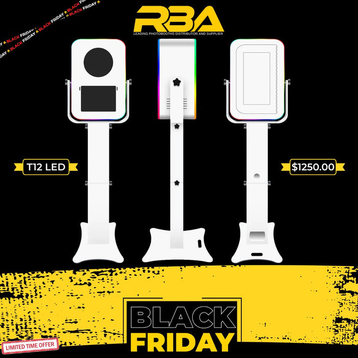 T12 LED Photo Booth Shell Black Friday Super Promo