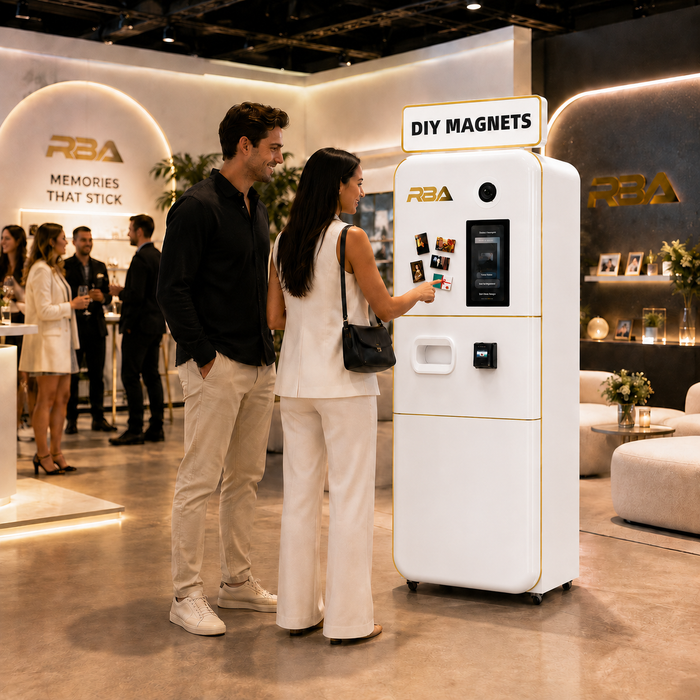 RBA F Series DIY Fridge Magnet Photo Booth – Self-Service Magnet Printing Kiosk