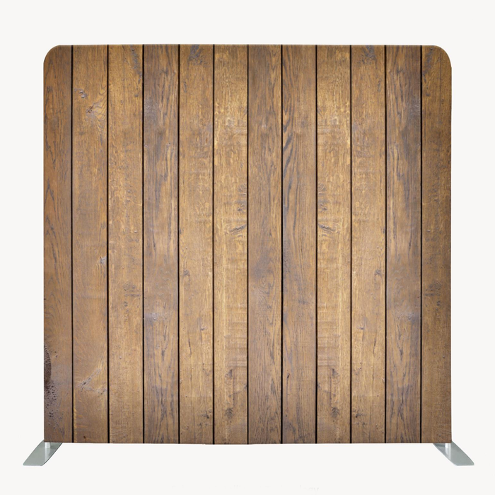 8ft x 8ft Single Sided Wood Cover Tension Fabric Backdrop with Aluminum Frame