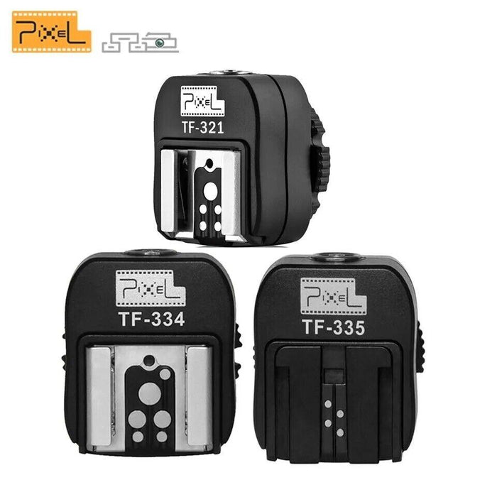 Pixel TF-321 / TF-334 / TF-335 Hot Shoe Adapter Converter for Canon, Nikon & Sony Flash