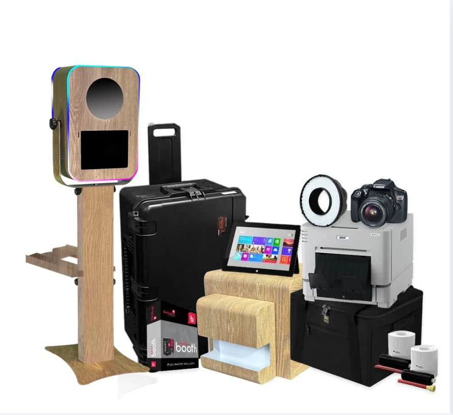 RBA T12 LED Timeless Photobooth – Premium Business Package (DNP RX1HS Printer) (Fits 13
