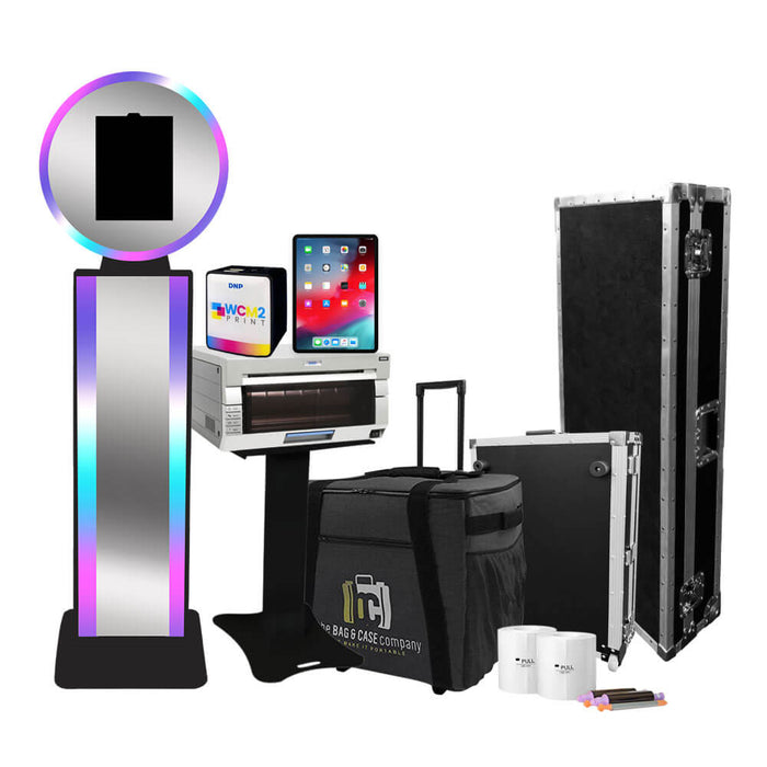 Nimbus Pro V3 Mirror LED iPad Booth Business Premium Package (impresora DS40)