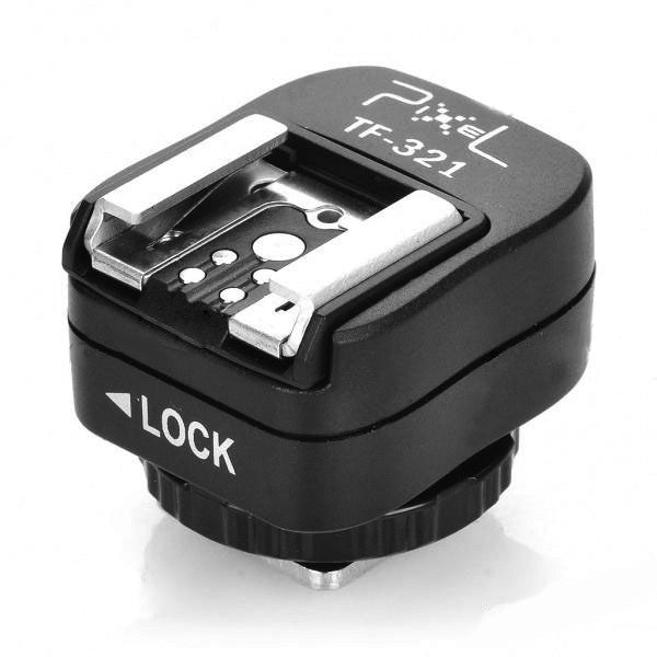 Pixel TF-321 / TF-334 / TF-335 Hot Shoe Adapter Converter for Canon, Nikon & Sony Flash