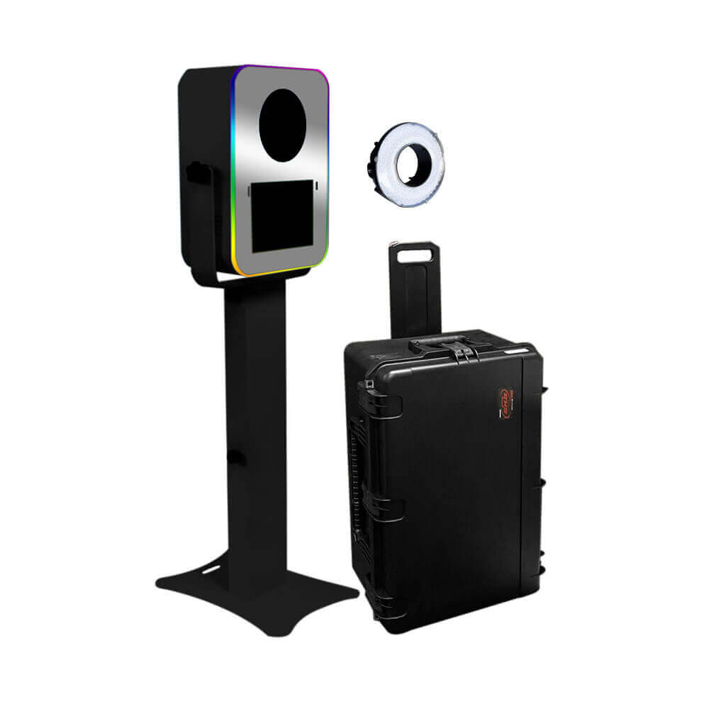 T12 LED Mirror Photo Booth DIY Bundle (SKB Case) (Fits 13