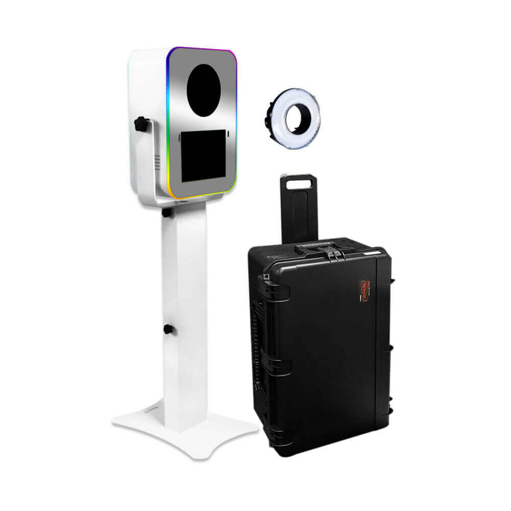 T12 LED Mirror Photo Booth DIY Bundle (SKB Case) (Fits 13