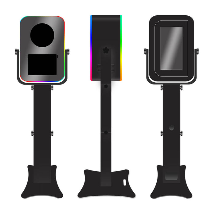 T13i LED Mirror Photo Booth Shell solo con estante para impresora