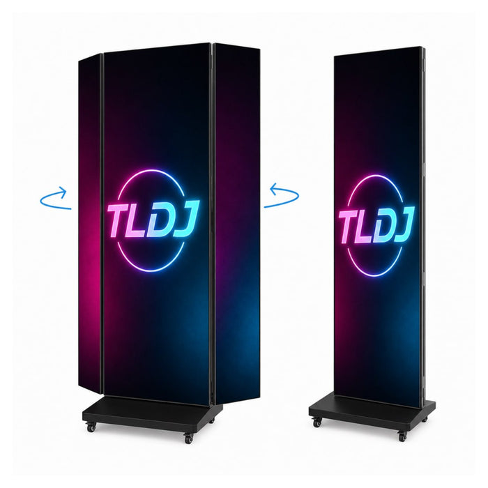 P2.5 Tri-Fold LED Poster Display