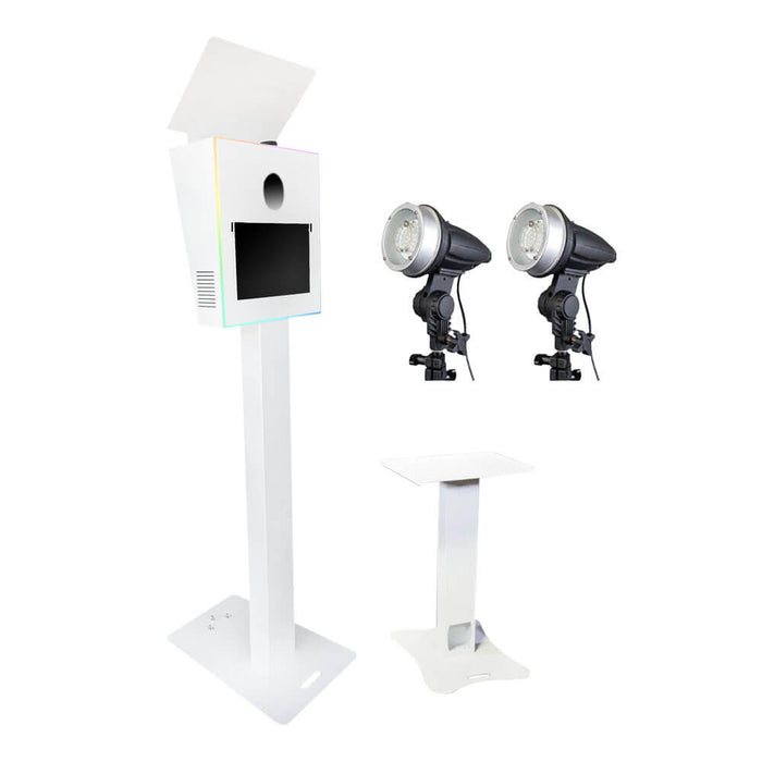 T11 2.5i LED Photo Booth Shell with 2 Strobe Flash and Printer Stand Alone