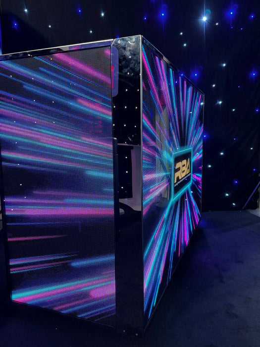 The Ultimate Digital LED Screen DJ Booth Facade