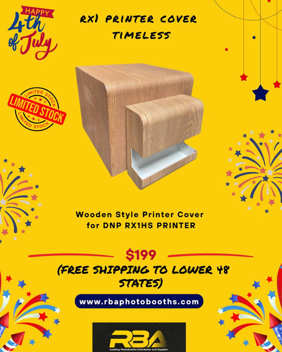 4th of July SALE ! RX1 Printer Cover – Timeless Wooden Design