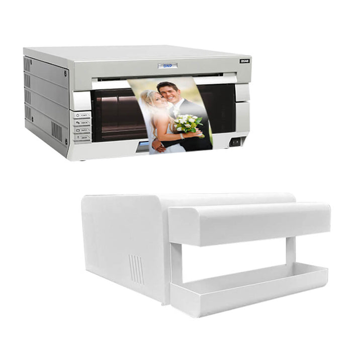 Cubierta de impresora DS40 con bandeja de captura (también funciona para impresora DS620A)